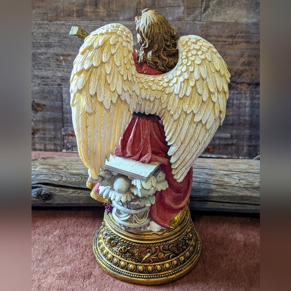 Brothers Sisters Design Studio Musical Christmas Angel W Mandolin - Picture 4 of 7